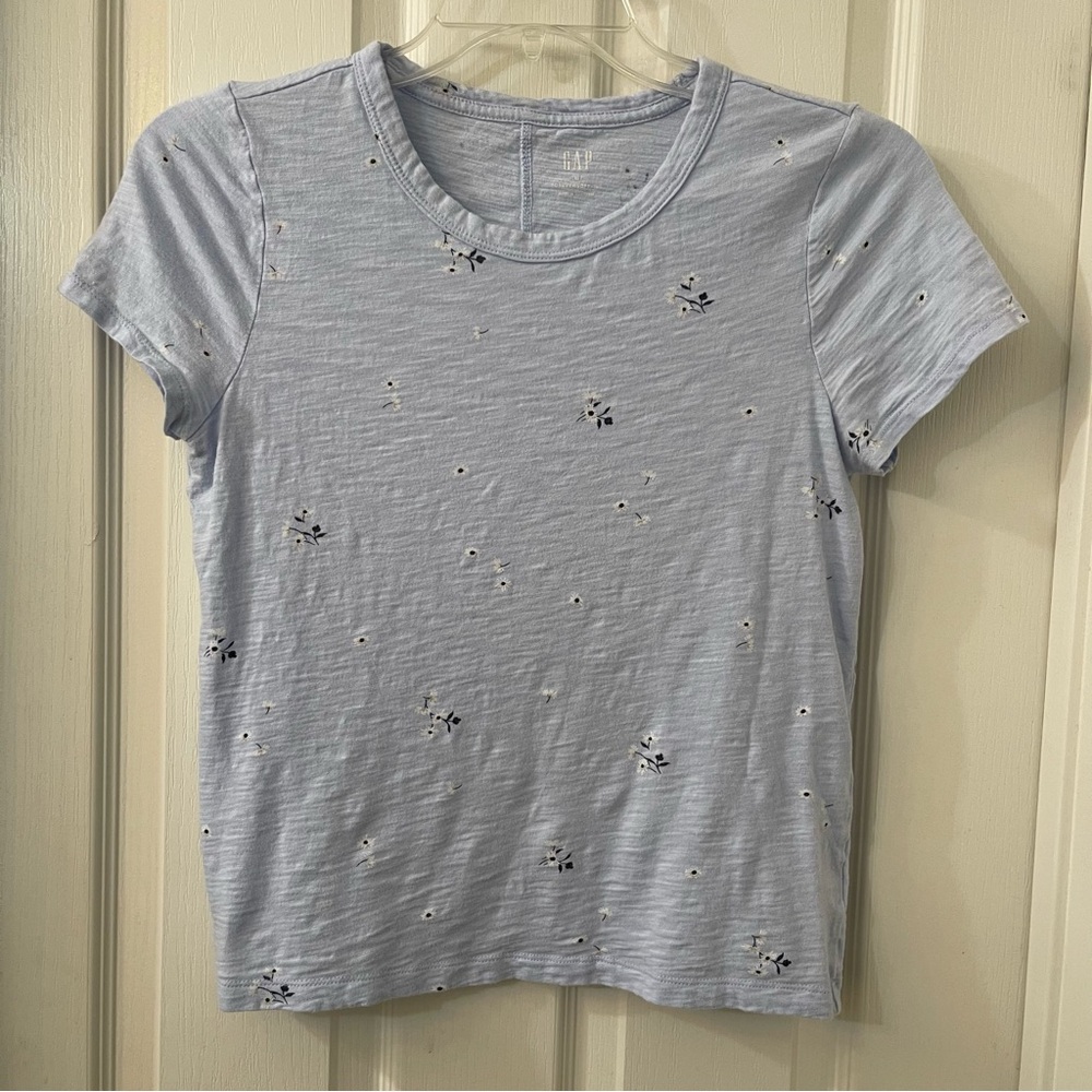GAP Foreversoft Tee - Lt Blue.  Womens:  Medium.